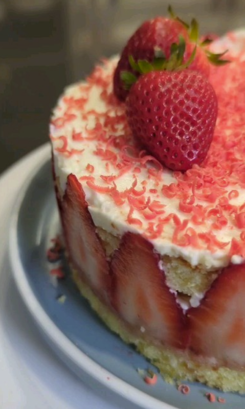 Strawberry Banana Vanilla&nbsp;Cake