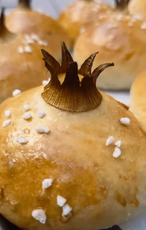Sweet Pomegranate-Shaped Buns