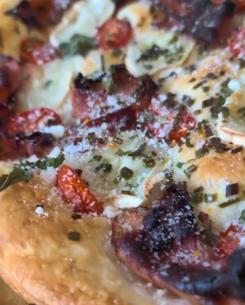 Goat Cheese & Bacon Tomato&nbsp;Tart